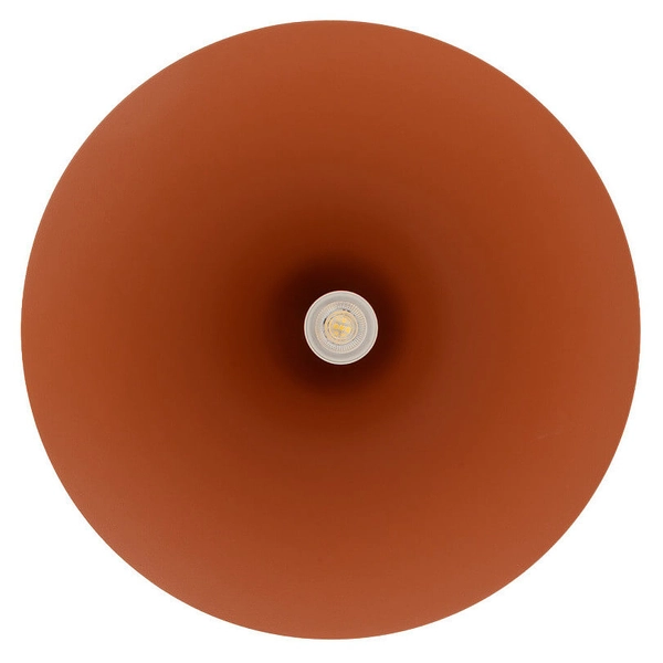 Lampa do salonu trójkątna ZENITH 11486 zwis terakota