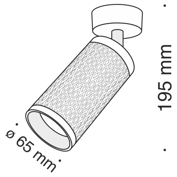 Reglektor sufitowy Focus Design C034CL-01B Maytoni obrotowy czarny