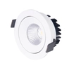 Wpust LAMPA sufitowa CYKLOP H0094 Maxlight podtynkowa OPRAWA metalowa do łazienki LED 12W 3000K oczko okrągłe IP65 białe