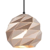 Wisząca LAMPA geometryczna PALERMO PND-2424-1S-GD Italux metalowa OPRAWA zwis kula ball złota