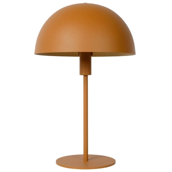 Stojąca LAMPKA stołowa SIEMON 45596/01/44 Lucide biurkowa LAMPA metalowa kopuła żółta