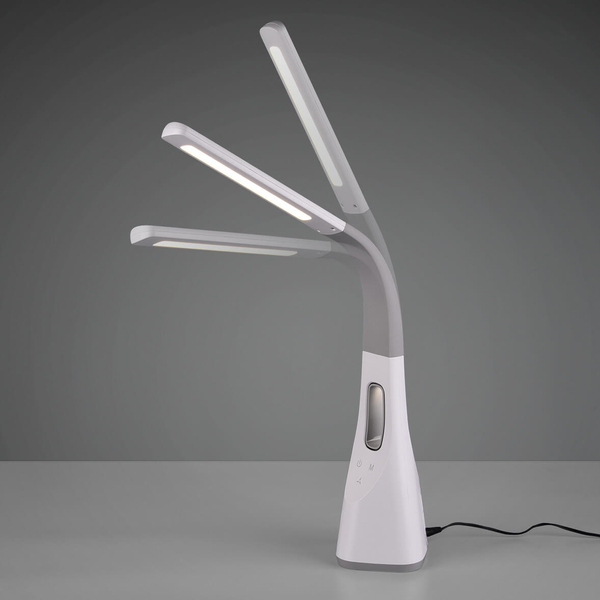 Biurkowa lampa dotykowa Vento R50381101 RL Light LED 5W 3000-5000K biała szara