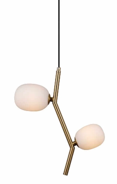 Wisząca lampa nowoczesna CGZLINETRIP nad stół mosiądz