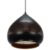 LAMPA wisząca KAIA 2278 Rabalux ażurowa OPRAWA orientalny zwis czarny złoty