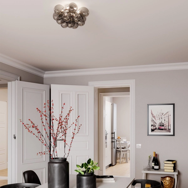 Sufitowa lampa designerska Gross 4200660-4505 By Rydens bubbles przydymiona