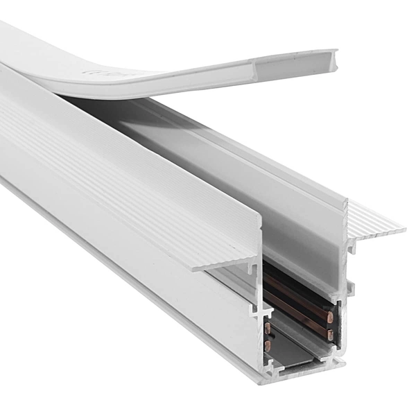 Szynoprzewód podtynkowy magnetyczny 830 Domeno LED metalowy biały