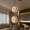 Wisząca lampa EUFORIA złota AZ6736 2xLED 24W 3000K glamour dysk
