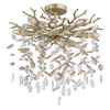 Kryształowa sufitowa lampa Queena 64138DG do salonu glamour złoty