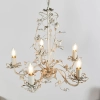 Lampa wisząca na łańcuchu Lullaby LULLABY-5CR złoty kremowy