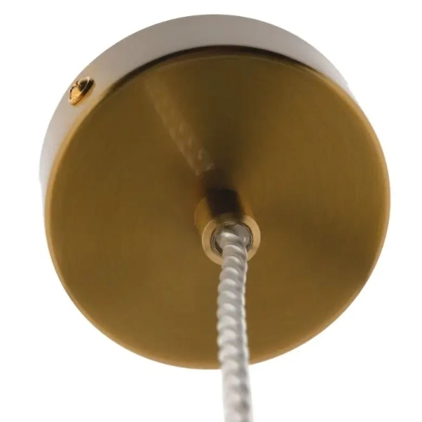 Wisząca kula lampa GLOBO GLOBO-HD80305-G4 szklana złota