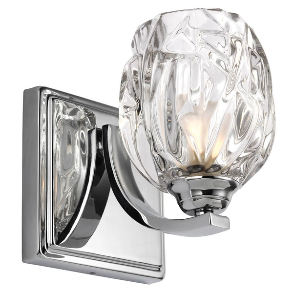 Ścienna lampa do łazienki Kalli FE-KALLI1-BATH kryształowa IP44 chrom