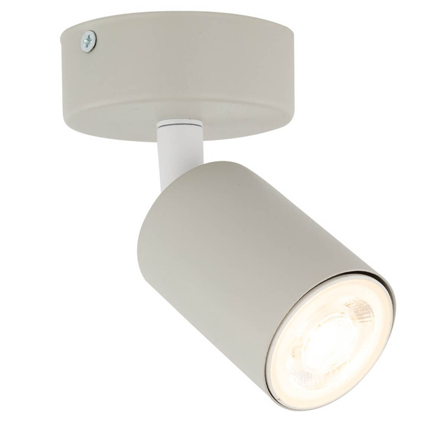 Lampa ścienna do przedpokoju Livia 10222 regulowany reflektorek beżowa