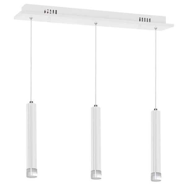 LAMPA wisząca ALBA ML189 Milagro metalowa OPRAWA zwis LED 15W 4000K listwa kaskada tuby sople białe