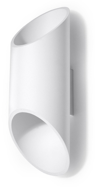 Kinkiet LAMPA ścienna SL.0108 metalowa OPRAWA tuba biała