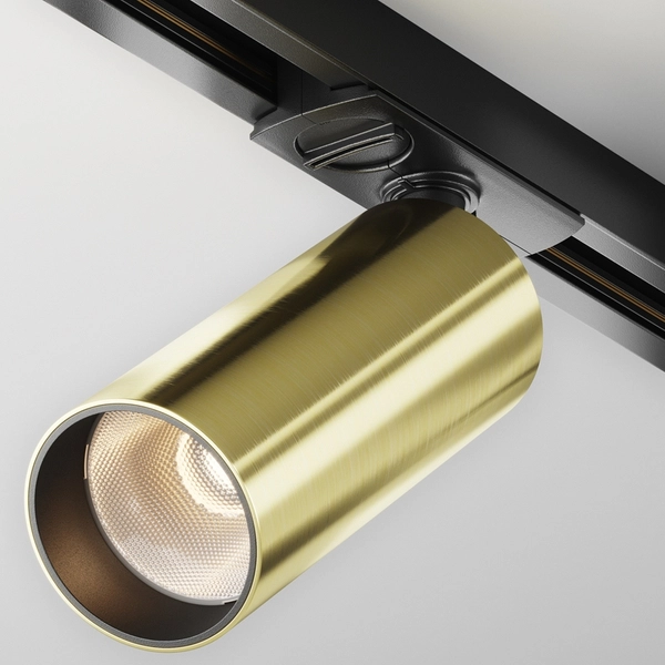 Lampa 1-fazowa do szynoprzewodu Focus TR021-1-12W3K-W-BBS LED 12W 3000K sopel mosiądz