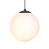 Wisząca lampa kulista Savoy K-4922 ball biała czarna