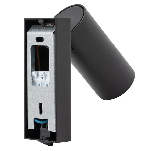 Ścienna lampa z regulacją FOURTY 11763 metalowa tuba czarna