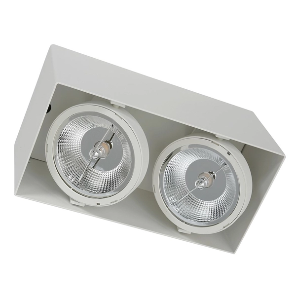 Punktowa lampa sufitowa Plaza ML4745 biały downlight do jadalni