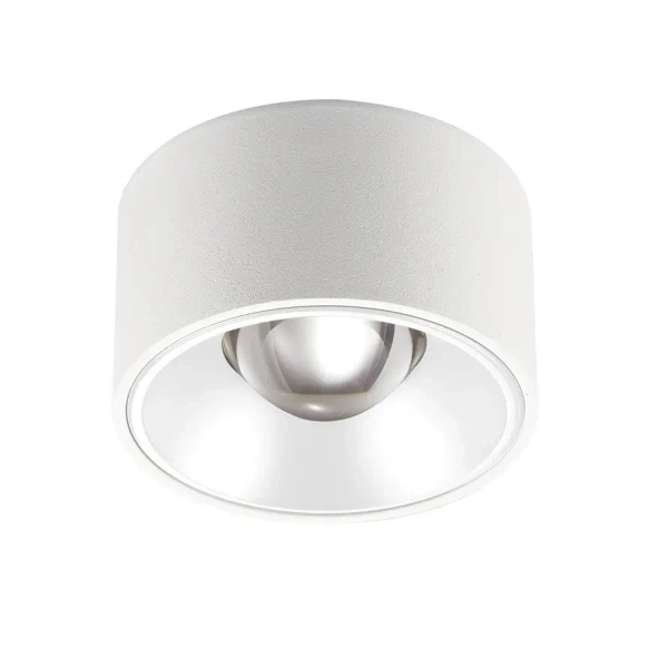 Oczko natynkowe sufitowe LED 15W 4000K minimalistyczne białe IP54 SLD/VISION/15W/4000/W
