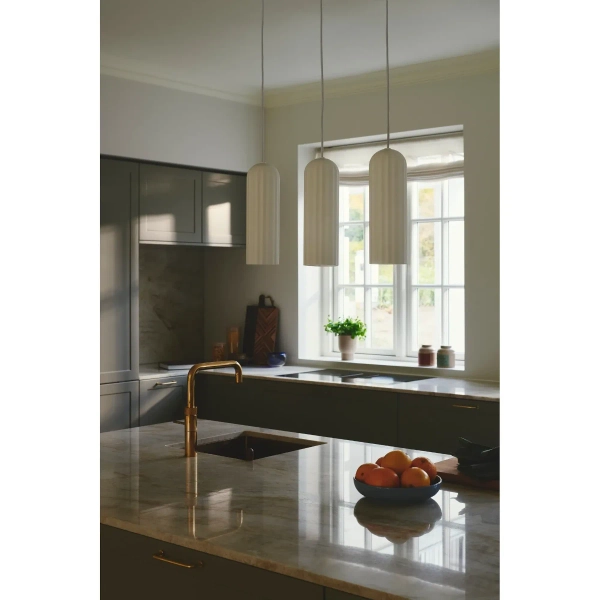 Potrójna lampa wisząca Miella 2412533001 szklana biały