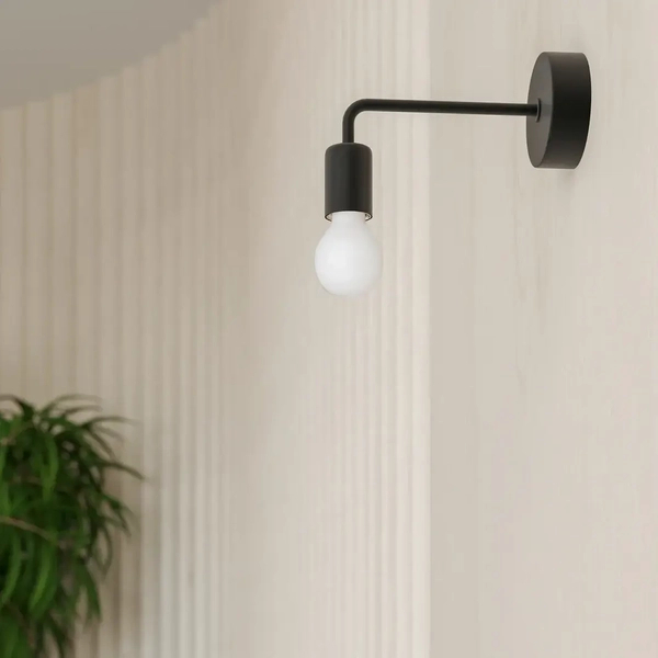 Żyrandol do sypialni Norah SL.1452 Sollux minimalizm czarny