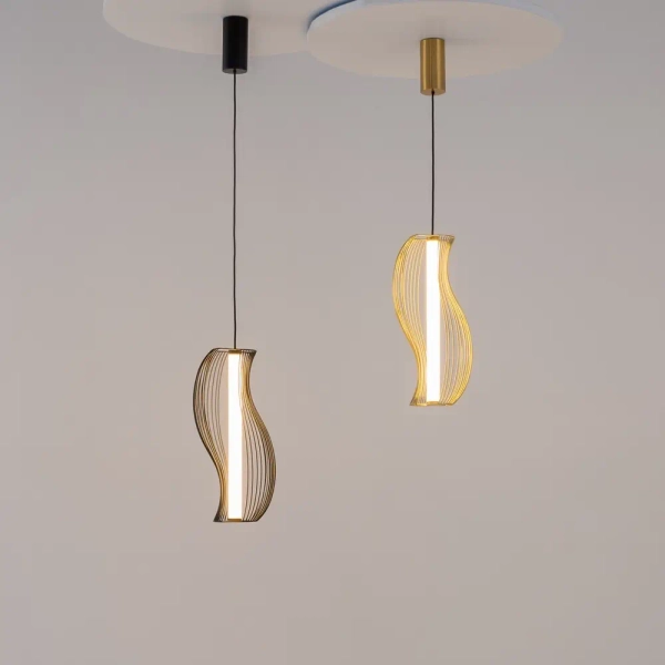 Wisząca lampa Shadows of the past MOD263PL-L20B3K LED 20W 3000K czarny