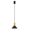 Minimalistyczna lampa wisząca Hermanos 8103 do przedpokoju czarna