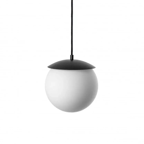 Lampa kula wisząca KUUL KLG122P0 biały czarny 1xE27 okrągła
