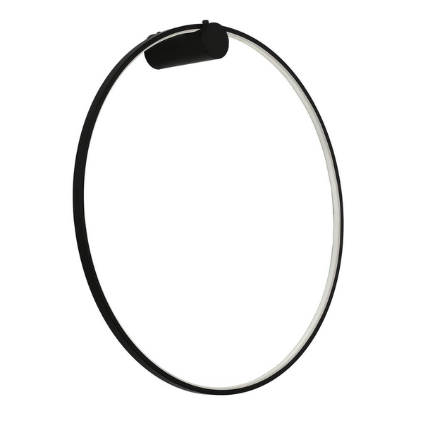 Loftowa LAMPA ścienna MIRROR LP-999/1W S BK Light Prestige metalowa OPRAWA kinkiet LED 35W 3000K do łazienki IP44 czarny