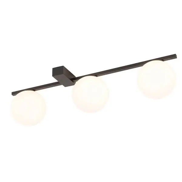 Lampa sufitowa Pik 10301 szklane klosze białe czarne