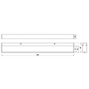 Ledowa lampa ścienna ROCCO 283916032 Trio 8W 3000K IP44 czarna
