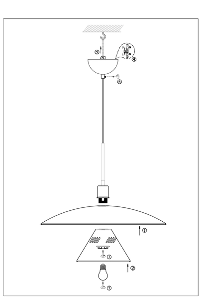 Lampa wisząca Millinge 108430 Markslojd metalowa do salonu biała