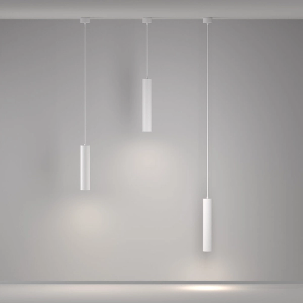 Wisząca lampa do salonu Artisan P082PL-GU10-W Maytoni metalowa biały