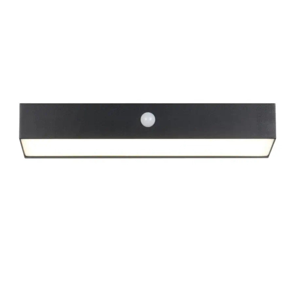Kinkiet zewnętrzny z czujnikiem SILVES R23306102 LED 6W 4000K IP44 czarny
