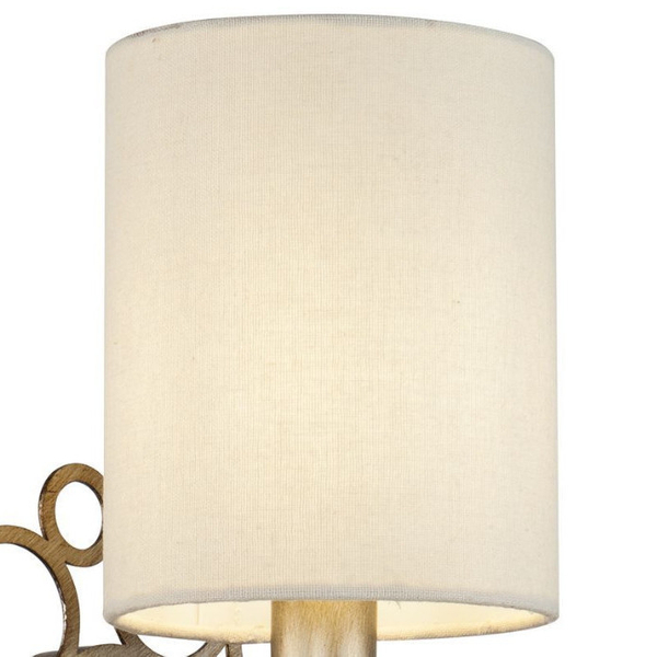 LAMPA ścienna ANNA H007WL-01G Maytoni abażurowa OPRAWA kinkiet złoty