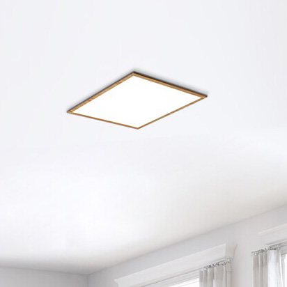 Natynkowa lampa nowoczesna Almond 6908 LED 40W 4000K salonowa drewno