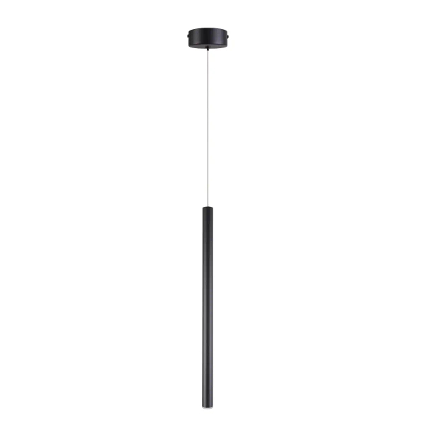 Lampa wisząca METALIC P0667 czarna tuba LED 1W 3000K 150cm