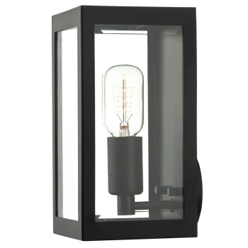 Kinkiet zewnętrzny Era ERA0722 na elewację szklany IP44 czarny