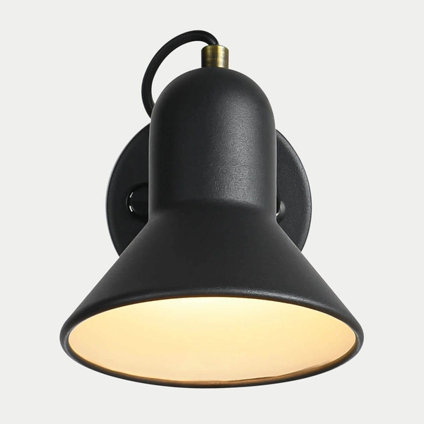 Industrialna LAMPA ścienna ASTAMA LP-1122/1W BK Light Prestige metalowa OPRAWA kinkiet regulowany czarny