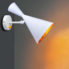 Kinkiet LAMPA ścienna MODERN 308009 Polux metalowa OPRAWA skandynawska stożek biały złoty