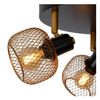 Regulowana LAMPA sufitowa MAREN 77978/13/02 Lucide plafon OPRAWA metalowa reflektorki loftowe mosiądz złote