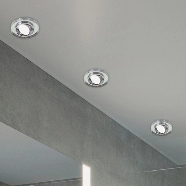 Szklane oczko sufitowe 2263076 Candellux punktowe przezroczyste