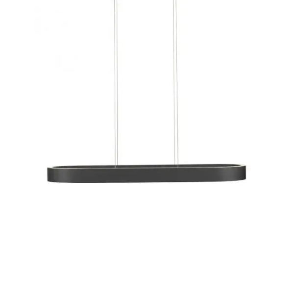 Lampa wisząca opuszczana góra-dół Q-STRETTO czarna 2688-18 2x76W 2200-5000K CCT