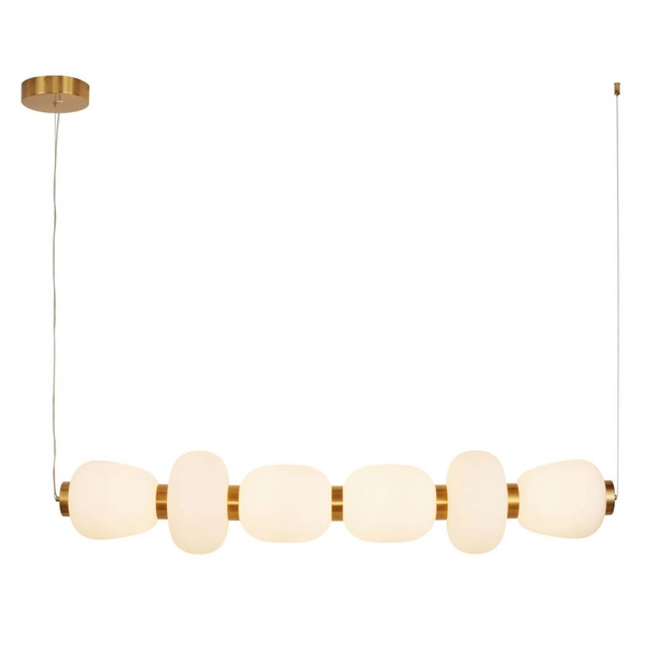 Wisząca lampa BRILLA ST-CP241210-6L GOLD LED 69W 3000K złoty biały