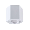 Downlight LAMPA sufitowa HEXAGON 313171 Polux metalowa OPRAWA sześciokątna regulowana biała