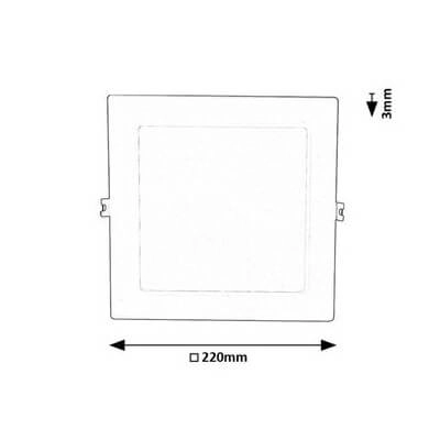 Sufitowa lampa podtynkowa SHAUN2 71223 LED 18W 3000K biały