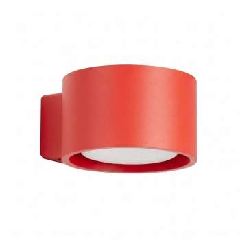 Czerwona lampa ścienna MODO SL.2477 1xGx53 metalowy kinkiet