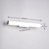 Ścienna lampa do salonu Mattimo 283274106 LED 4W 4000K IP44 chrom biały