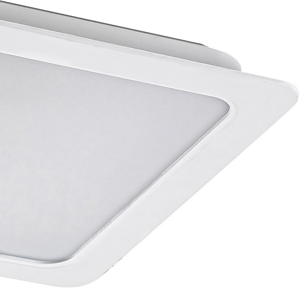 Plafon lampa kwadratowa Shaun 3169 LED 18W 4000K sufitowa do holu biała