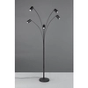Sypialniana lampa podłogowa VANTOS DL532412400 Trio metalowa czarna